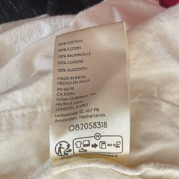 Free People Hampton Belted Ivory Mini Dress Size Medium - Picture 15 of 16